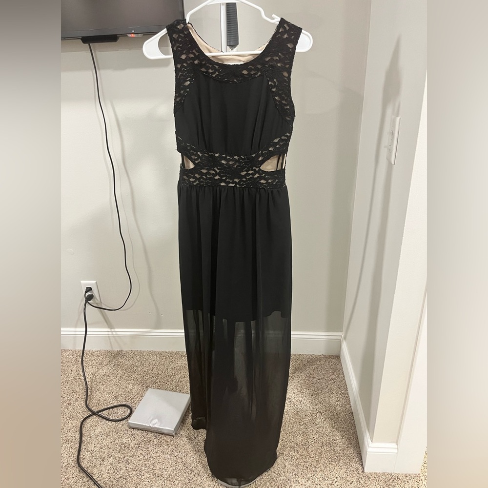 Sweet Storm Black Formal/Maxi Dress
